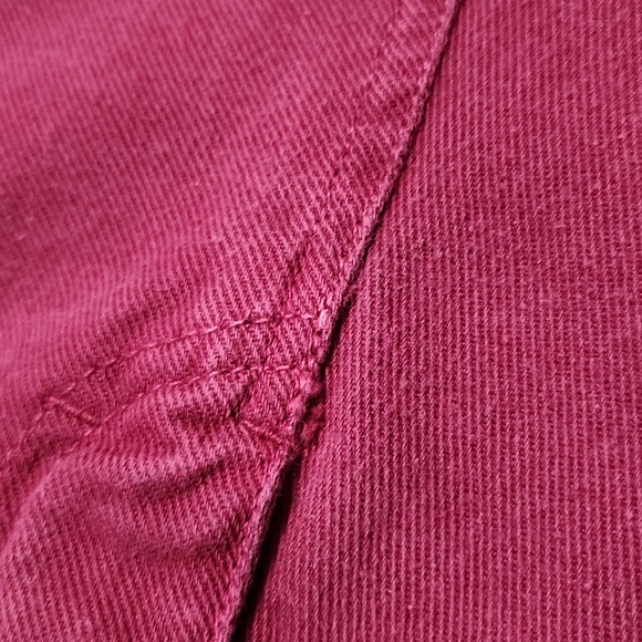 Vintage Plus Size "London" Magenta Pink High Rise Baggy Tapered Leg "Mom" Jeans - Picture 14 of 15